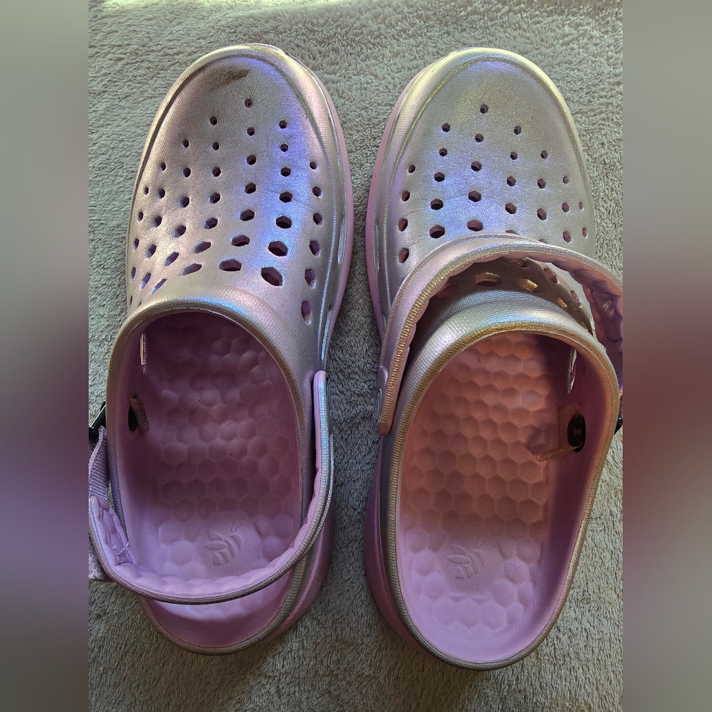 Joybee Purple Pearl Slip-On Shoes
